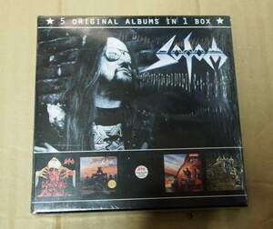 SODOM　5 ORIGINAL ALBUMS スラッシュ OBSESSED BY CRUELTY PERSECTION MANIA THE MORTAL WAY OF LIVE AGENT ORANGE BETTER OFF DEAD