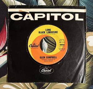 Glen Campbell 1962 US Original 7inch Long Black Limousine / Here I Am .. グレンキャンベル