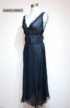 ALBERTA FERRETTI　アルベルタ フェレッティ シルクドレス エレガントドレス キャミソールドレス 38　S～M　着丈　115㌢　新品　未使用品　_画像3