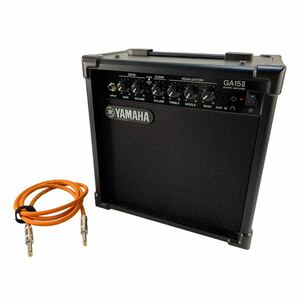 * beautiful goods electrification has confirmed YAMAHA Yamaha GUITAR AMPLIFIER guitar amplifier GA15II combo amplifier small size guitar cable attaching secondhand goods control J345