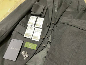 美 REDA GLR 3ピーススーツ ベスト 2パンツ 4点 サージ/ レダ green label relaxing グリーンレーベル UNITED ARROWS ユナイテッドアローズ