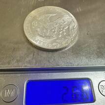 古錢　メキシコ　1882年 大型コイン Q23 大型銀貨 貿易銀 重さ26.6g 美品_画像6