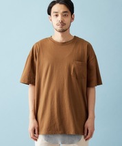 新品！MONO-MART☆レイヤード オーバーサイズ 半袖Tシャツ ＆ ワッフルタンクトップ の2枚セット☆カラー：ブラウン×グレー☆サイズ：M_画像2