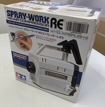 タミヤ　TAMIYA　エアーブラシシステム　スプレーワーク　HGコンプレッサーレボ　Ⅱ　開封　未使用品　ゆうパック_画像1