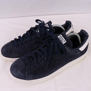 STAN SMITH 27.0cm/adidas スタンスミス アディダス スニーカー 紺 ネイビー 白 中古 古着 メンズ ad4709