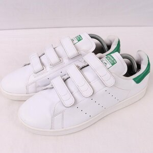 STAN SMITH 26.0cm/adidas スタンスミス アディダス スニーカー ベルクロ 白 ホワイト 緑 中古 古着 メンズ ad4738