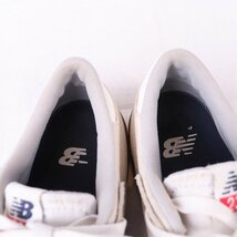 232 ニューバランス 25.5cm/new balance アイボリー 白 紺 茶 中古 古着 スニーカー メンズ yy8692_画像7