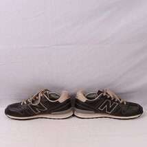 368 ニューバランス 27.0cm/new balance こげ茶 ベージュ 中古 古着 スニーカー メンズ yy8688_画像5