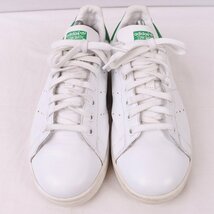 STAN SMITH 27.0cm/adidas スタンスミス アディダス スニーカー 白 ホワイト 緑 中古 古着 メンズ ad4759_画像3