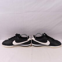 CORTEZ BASIC LEATHER 25.5cm/NIKE コルテッツベーシックレザー 海外展開 ナイキ 古着 中古 黒 ブラック 白 メンズ スニーカー xx7982_画像6