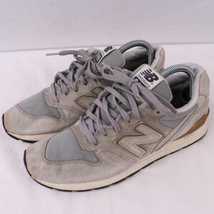 996 ニューバランス 26.0cm/new balance グレー 灰色 金 中古 古着 スニーカー メンズ yy8720