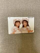 A346【未使用】テレホンカード　テレカ　50度数　コレクション　TELEPHONE CARD 昭和　「Wink」 Meiji チョコレート 涙を見せないで_画像7