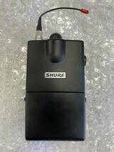 SHURE　P7R-JA4　A4 Inner Ear Monitor 受信機＜通電のみ確認＞_画像1