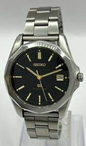 【セイコー　1円～】　◎SEIKO◎　8J56-8010　グランドセイコー　デイト　腕時計　クォーツ　稼働　メンズ　W70H61