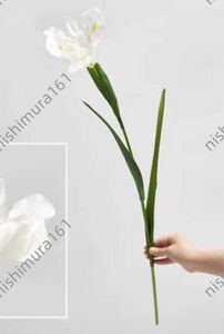 * белый ichi hearts 6 шт. комплект * искусственный цветок * искусственный цветок * фиолетовый * предметы интерьера ** высота примерно 75cm* ручная работа 