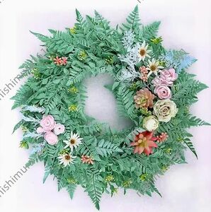 * lease artificial flower * gardening * structure . ornament * entranceway * wall decoration * party for * maximum diameter approximately 41cm hand made 