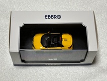 EBBRO エブロ 1/43 HONDA S660 YELLOW ホンダ 前期 DBA-JW5 カーニバルイエローⅡ 黄 ミニカー モデルカー №45358 絶版 レア_画像4