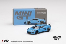 1/64 MINI-GT MGT00251-L シボレー コルベット スティングレイ 2020 ラピッドブルー 左ハンドル Chevrolet Corvette Stingray Rapid Blue_画像2