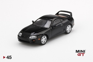 1/64 MINI-GT MGT00045-R Toyota スープラ JZA80 ブラック 右ハンドル トヨタ Supra Black ミニGT トゥルースケールミニチュアス TSM