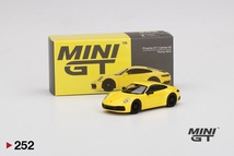 1/64 MINI-GT MGT00252-R ポルシェ 911 992 カレラ 4S レーシングイエロー 右ハンドル Porsche Carrera Racing Yellow ミニGT TSM_画像2