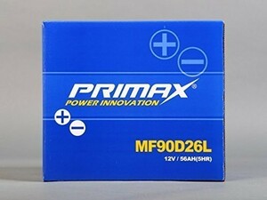 新品　限定特価　PRIMAX　MF90D26L　送料無料　( 55D26L 60D26L 65D26L 70D26L 75D26L 80D26L 85D26L 90D26L D26L サイズ 適合バッテリー )