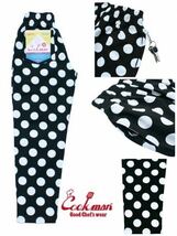 送料0 【COOKMAN】クックマン Chef Pants シェフパンツ Big dots Black 231-91813 -M 男女兼用 ビッグドット 水玉 イージーパンツ LA発_画像3