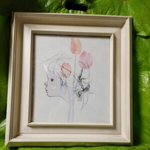 Art hand Auction Тихиро Ивасаки милая девушка, рисование, акварель, портрет