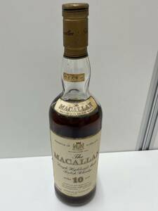 ◆【未開栓】MACALLAN マッカラン 10年 旧ボトル ウイスキー 750ml 40% 古酒◆