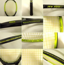 [l041] テニス ラケット 3本セット ヤマハ カーボン グラファイト95 アディダス デルタクラブ2 ブリヂストン RV-100T YAMAHA adidas_画像9