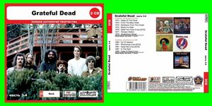 GRATEFUL DEAD PART2 CD3&4 大全集 MP3CD 2P◎