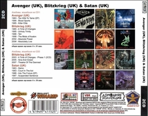 AVENGER , BLITZKRIEG (UK) & SATAN (UK) CD1&2全集 MP3CD 2P◎_画像2