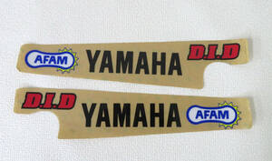 YAMAHA ヤマハ D.I.D AFAM スイングアーム ステッカー デカール シール 3M 未使用 アウトレット品