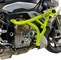 BMW S1000R 2021- 用 エンジンガード スタントケージ クラッシュバー スライダー CRAZY IRON マッドブラックカラー_画像6