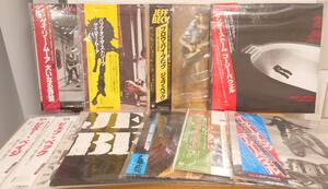 ＬＰ10枚まとめ　ジェフ・ベックJeff Beck/コージー・パウエル Cozy Powell/ゲイリー・ムーア/Gary Moore　ロック　ギター　ほぼ帯付