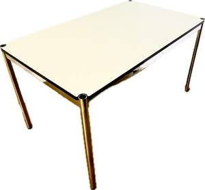 ■USMハラー　テーブル 1250×750mm 　ミーティングテーブル　ホワイト■2040