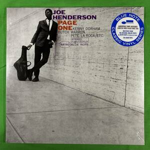 未開封　オリジナルマスター使用　ジョー・ヘンダーソン　ブルーノート80周年　超高音質180g重量盤　送料500円　Joe Henderson Page One