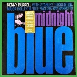 未開封　豪華見開きジャケ　美品　UK盤　高音質180g重量盤　ケニー・バレル　Kenny Burrell　Midnight Blue　1LP　レコード　アナログ　