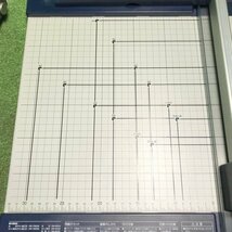 誠飯l619 コクヨ ■ペーパーカッター『DN-T63』40枚切り A4サイズ 裁断幅350mm(替刃付き) ■マンモス 裁断器『No.4』★2点セット_画像5