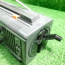 会清f119 多機能防災ラジオ FM/AM/ライト/フラッシュ/サイレン機能 COMBAT1■手回し発電機能 FM(76-90MHz) AM(535-1605KHz) TR46.860MHz_画像6