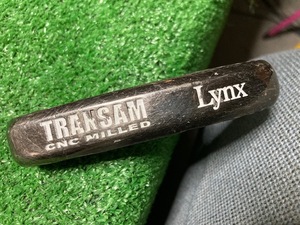 全国送料無料　中古パター　両面打ち　Linx TRANSAM CNC MILLED 　純正スチール34インチ　　Ｙ1923