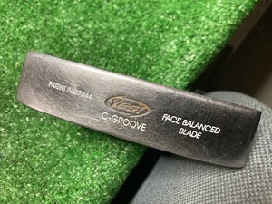 全国送料無料　中古パター　Yes! C-GROOVE 　純正スチール34インチ　シャフトサビあり　　Ｙ1940