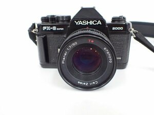 YASHICA ヤシカ フィルム一眼レフ FX-3 SUPER 2000 ボディ CONTAX レンズ Planar 50mm F1.7 T* MMJ 付き △ 6CE6C-1