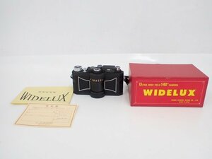 PANON/パノン スイング式パノラマカメラ WIDELUX F8 / LUX 26mm F2.8 ワイドラックス 元箱・説明書付き △ 6CE6C-9