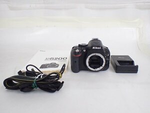 Nikon ニコン D5200 デジタル一眼レフカメラ ボディ 説明書付 ∴ 6CD38-1