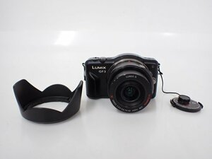 Panasonic LUMIX DMC-GF3 ミラーレスカメラ ルミックス G G VARIO F3.5-5.6/14-42 バリオ パンケーキズームレンズ付き △ 6CEEF-2