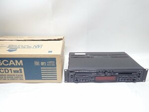 TEAC/TASCAM ティアック/タスカム 業務用CDプレーヤー／MDレコーダー MD-CD1BMKII 2010年製 元箱付き ¶ 6CF6B-1