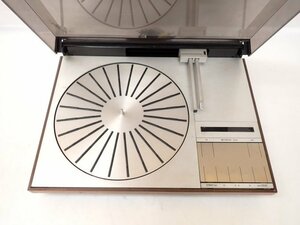 【部品取り】 B&O/Bang Olufsen レコードプレーヤー ターンテーブル BEOGRAM 4002 Type 5511 カートリッジ MMC3000付 □ 6CD22-2