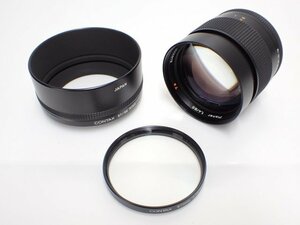 良品 CONTAX Carl Zeiss Planar 85mm F1.4 T* AEG コンタックス カールツァイス プラナー C/Yマウントレンズ ∬ 6CE73-17