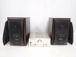 Technics SU-A70/SB-M300 プリメインアンプ/3ウェイ4スピーカー ペア 松下電器 テクニクス オーディオテクニカ ケーブル付 △ 6D03A-2