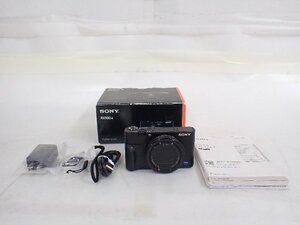 SONY ブラック RX100V DSC-RX100M5 Cyber Shot コンパクトカメラ 説明書/元箱付 ∴ 6CB8D-1